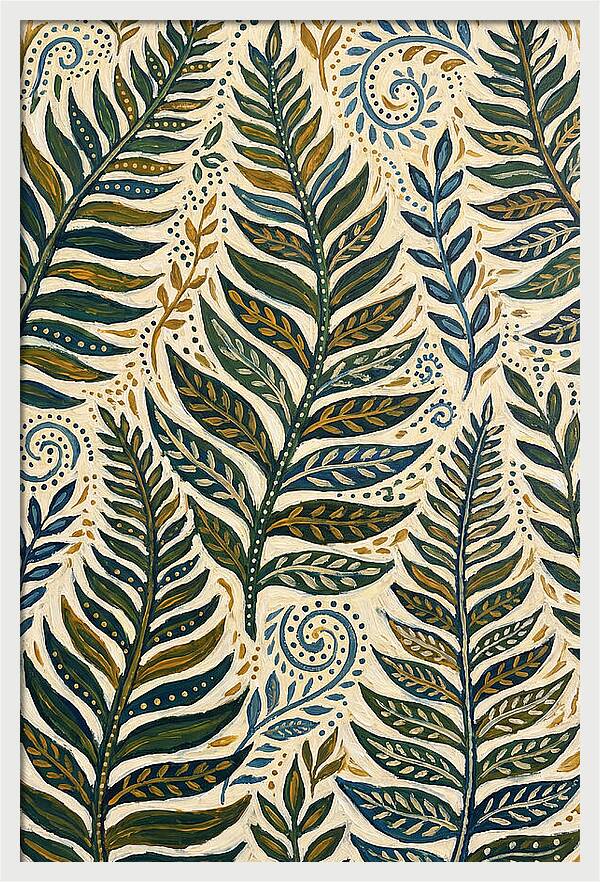 Folkinspired Fern Patterns