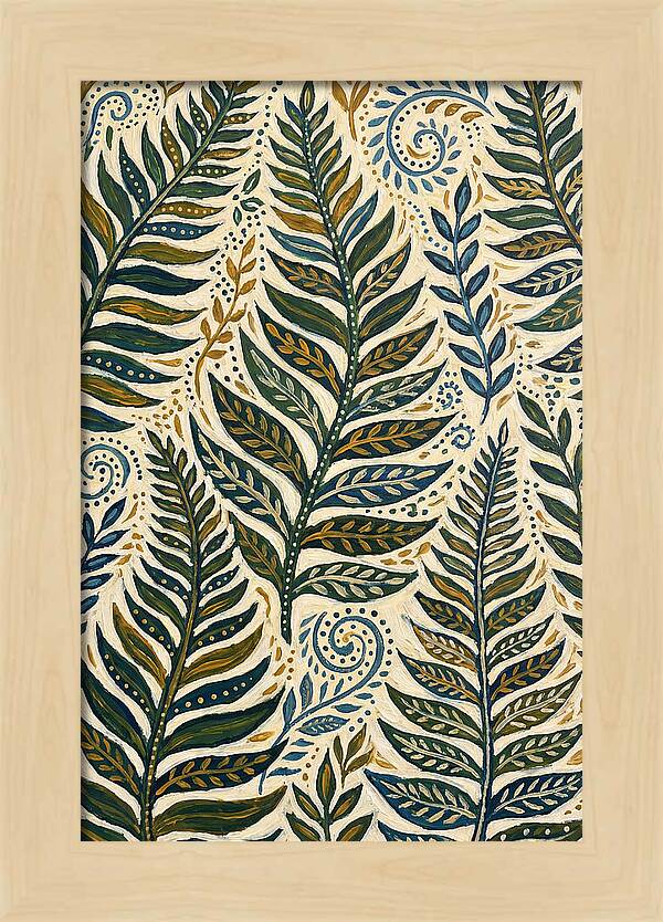 Folkinspired Fern Patterns