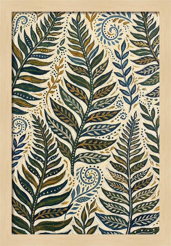 Folkinspired Fern Patterns