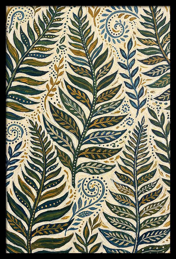Folkinspired Fern Patterns