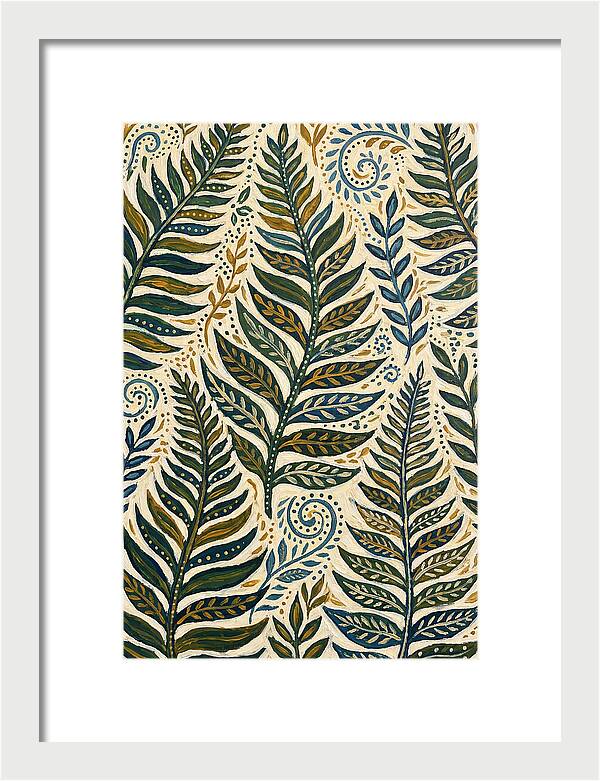 Folkinspired Fern Patterns