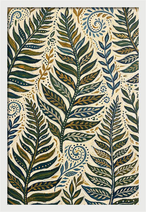 Folkinspired Fern Patterns
