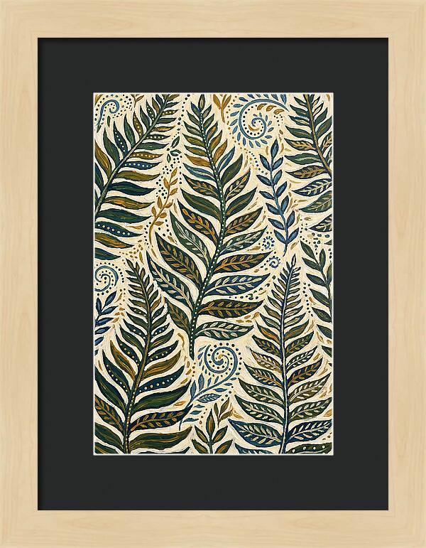 Folkinspired Fern Patterns