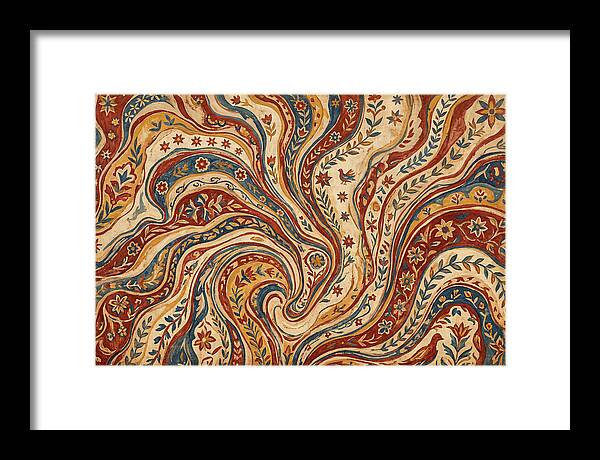 Folkinspired Marble Pattern