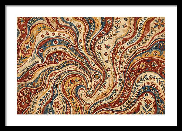 Folkinspired Marble Pattern