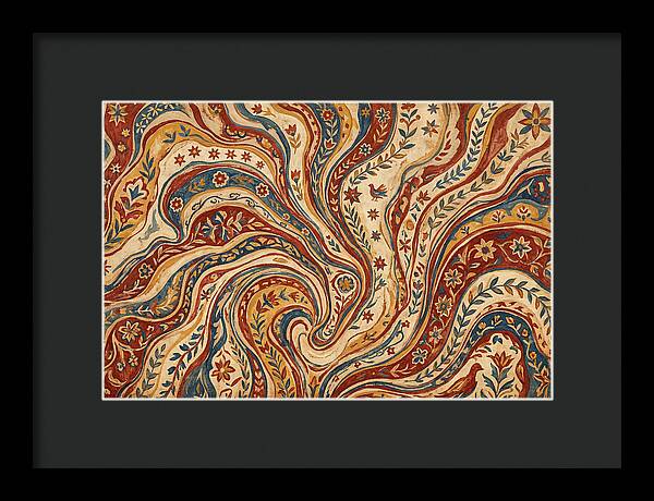 Folkinspired Marble Pattern
