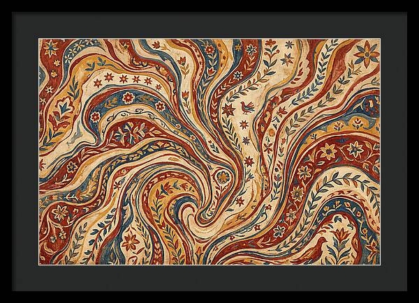Folkinspired Marble Pattern