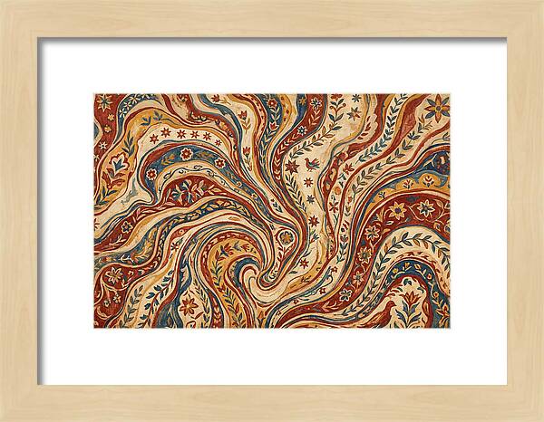 Folkinspired Marble Pattern