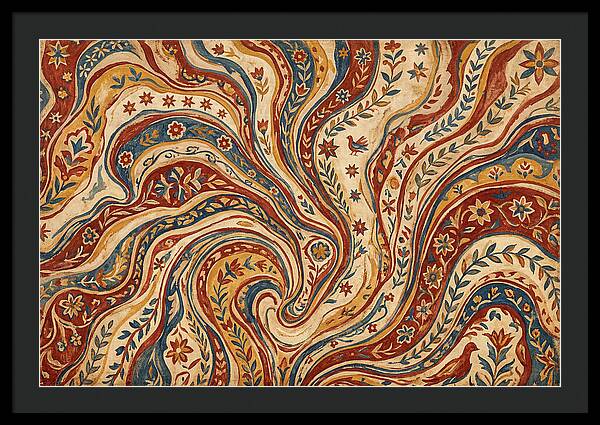 Folkinspired Marble Pattern