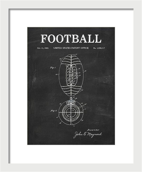 Football Chalkboard Patent Us1559117a