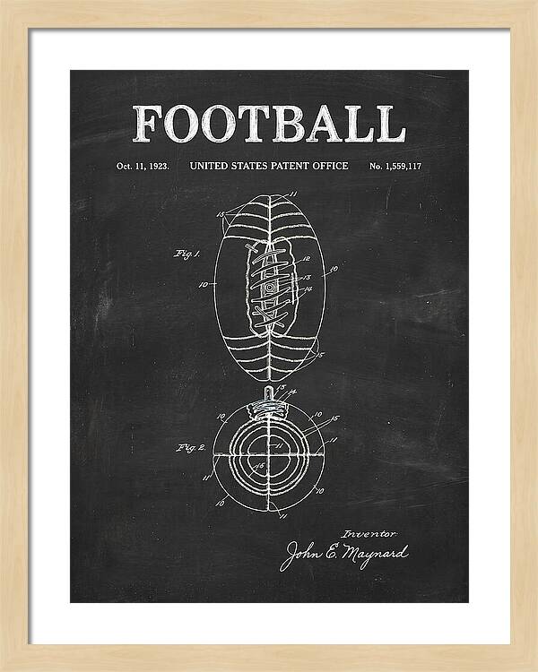 Football Chalkboard Patent Us1559117a