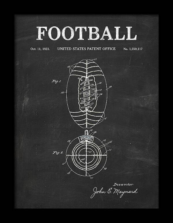 Football Chalkboard Patent Us1559117a