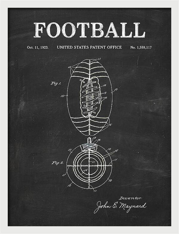 Football Chalkboard Patent Us1559117a