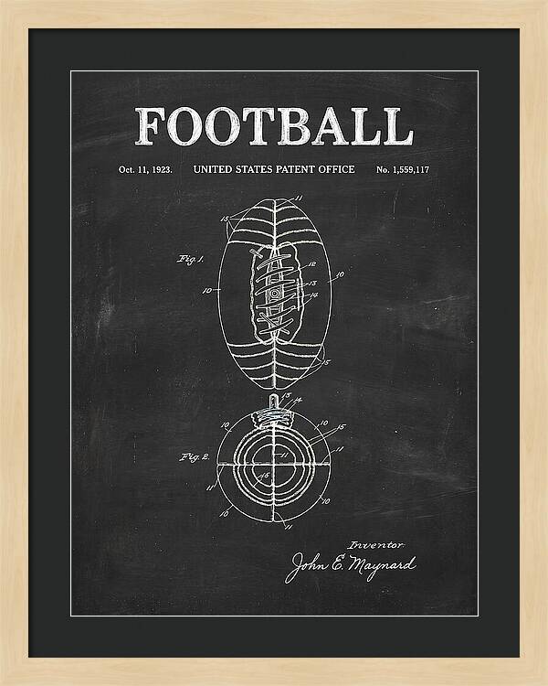 Football Chalkboard Patent Us1559117a