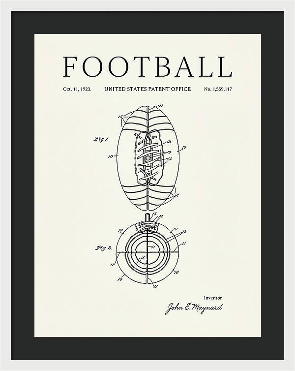 Football Minimalist Patent Us1559117a
