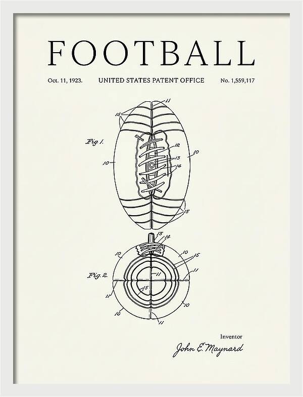 Football Minimalist Patent Us1559117a