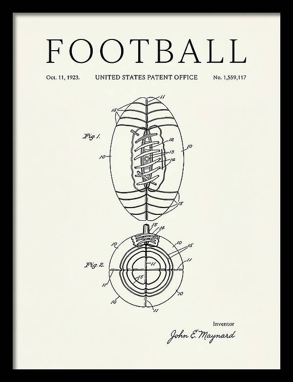 Football Minimalist Patent Us1559117a