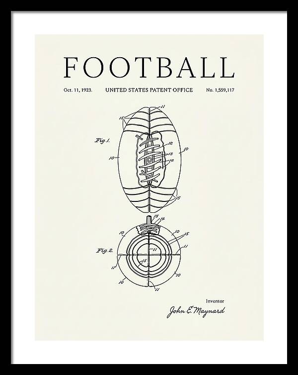 Football Minimalist Patent Us1559117a