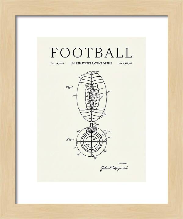 Football Minimalist Patent Us1559117a