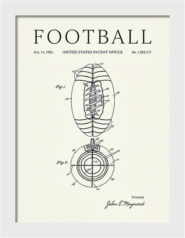 Football Minimalist Patent Us1559117a