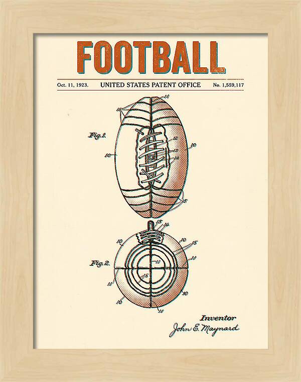 Football Retro Patent Us1559117a