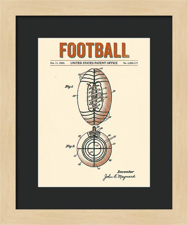 Football Retro Patent Us1559117a