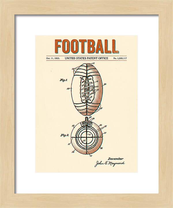 Football Retro Patent Us1559117a
