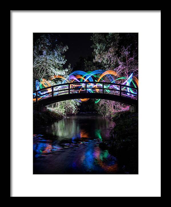 Footbridge At Night