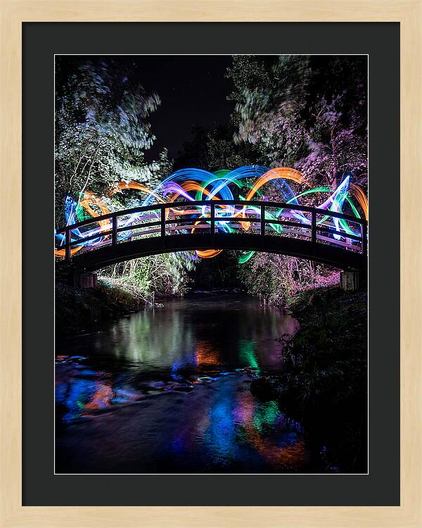 Footbridge At Night