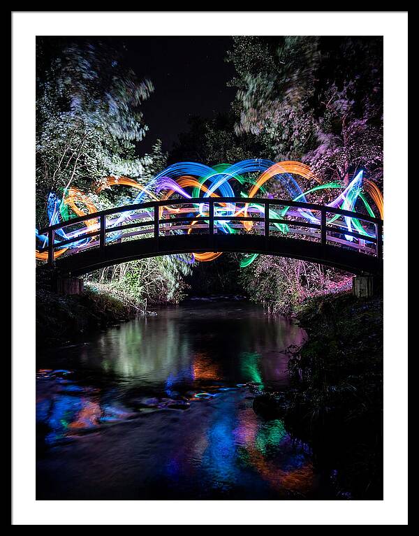 Footbridge At Night