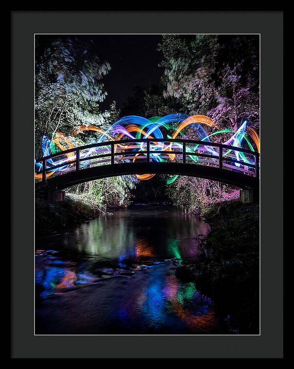 Footbridge At Night