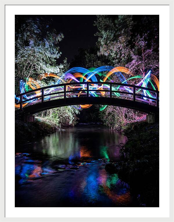 Footbridge At Night