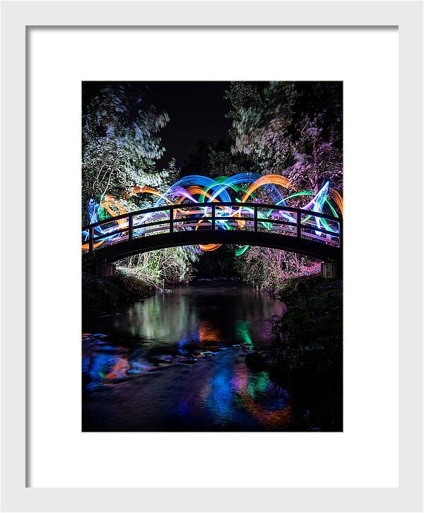 Footbridge At Night