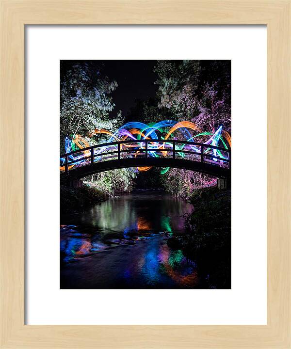 Footbridge At Night