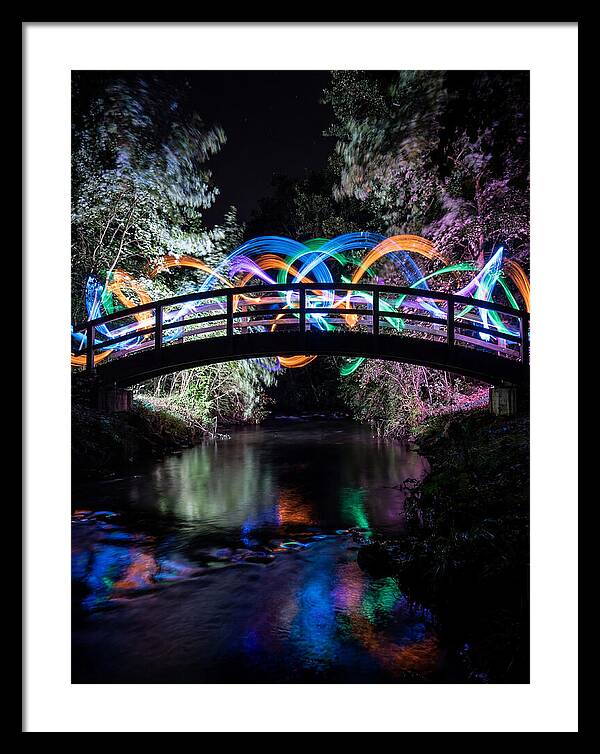 Footbridge At Night