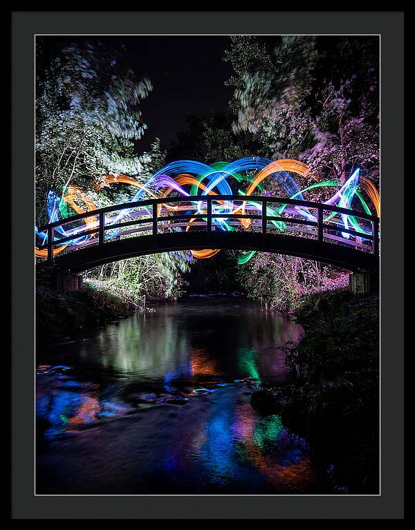 Footbridge At Night
