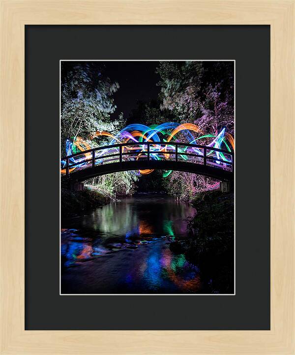 Footbridge At Night