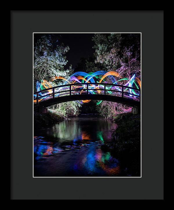 Footbridge At Night