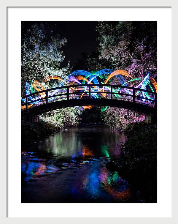Footbridge At Night