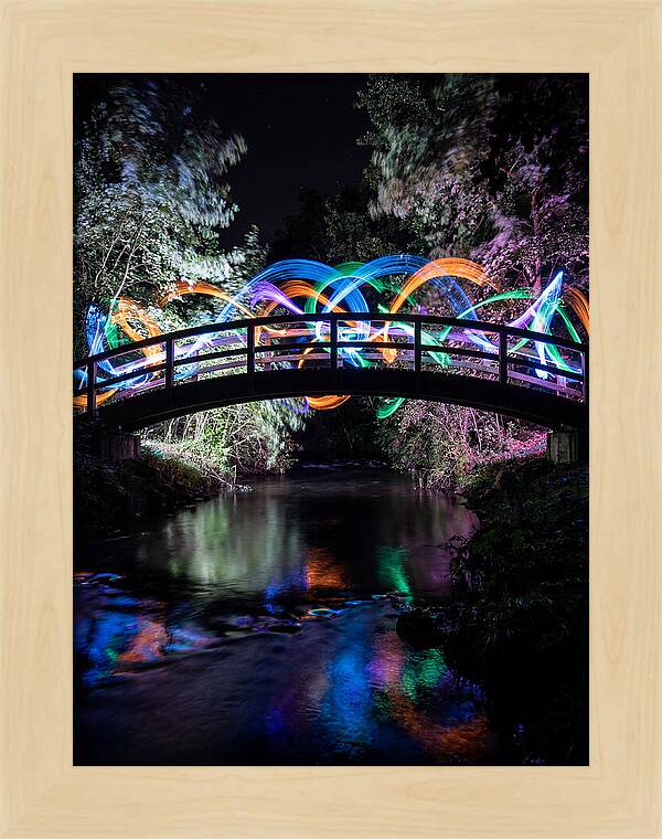 Footbridge At Night