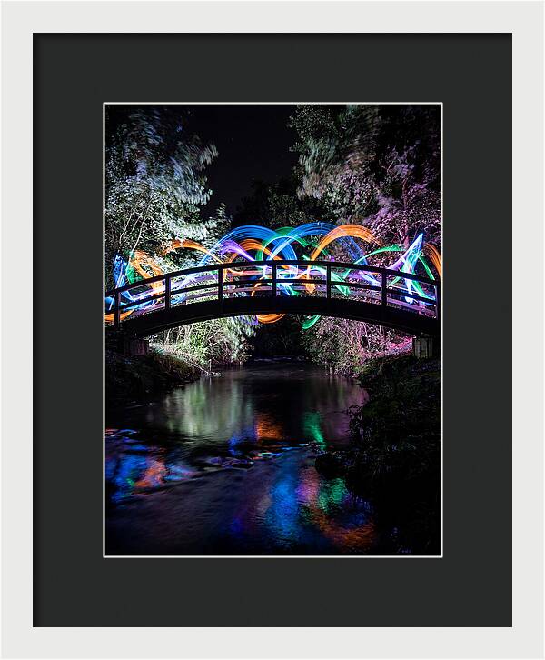 Footbridge At Night