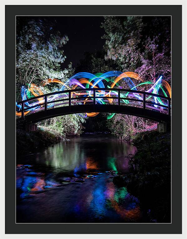 Footbridge At Night