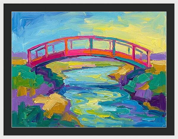Footbridge Over Tranquil Waters
