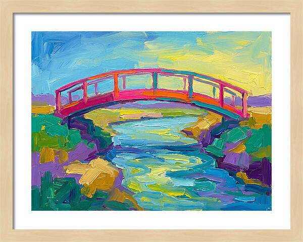 Footbridge Over Tranquil Waters