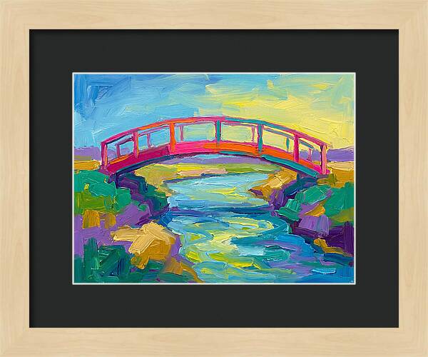 Footbridge Over Tranquil Waters