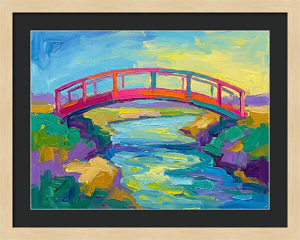 Footbridge Over Tranquil Waters