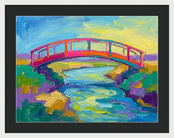 Footbridge Over Tranquil Waters