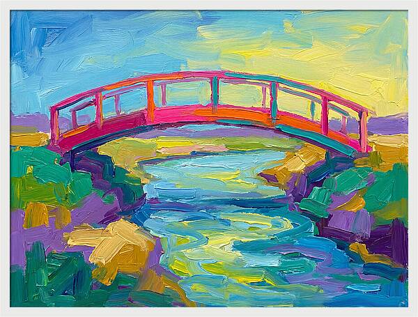 Footbridge Over Tranquil Waters