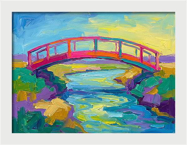 Footbridge Over Tranquil Waters
