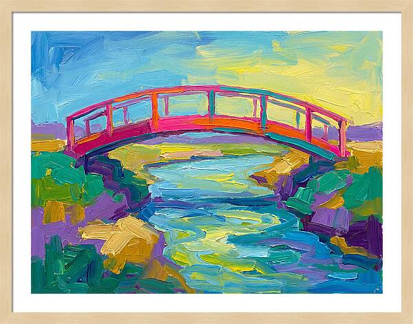 Footbridge Over Tranquil Waters